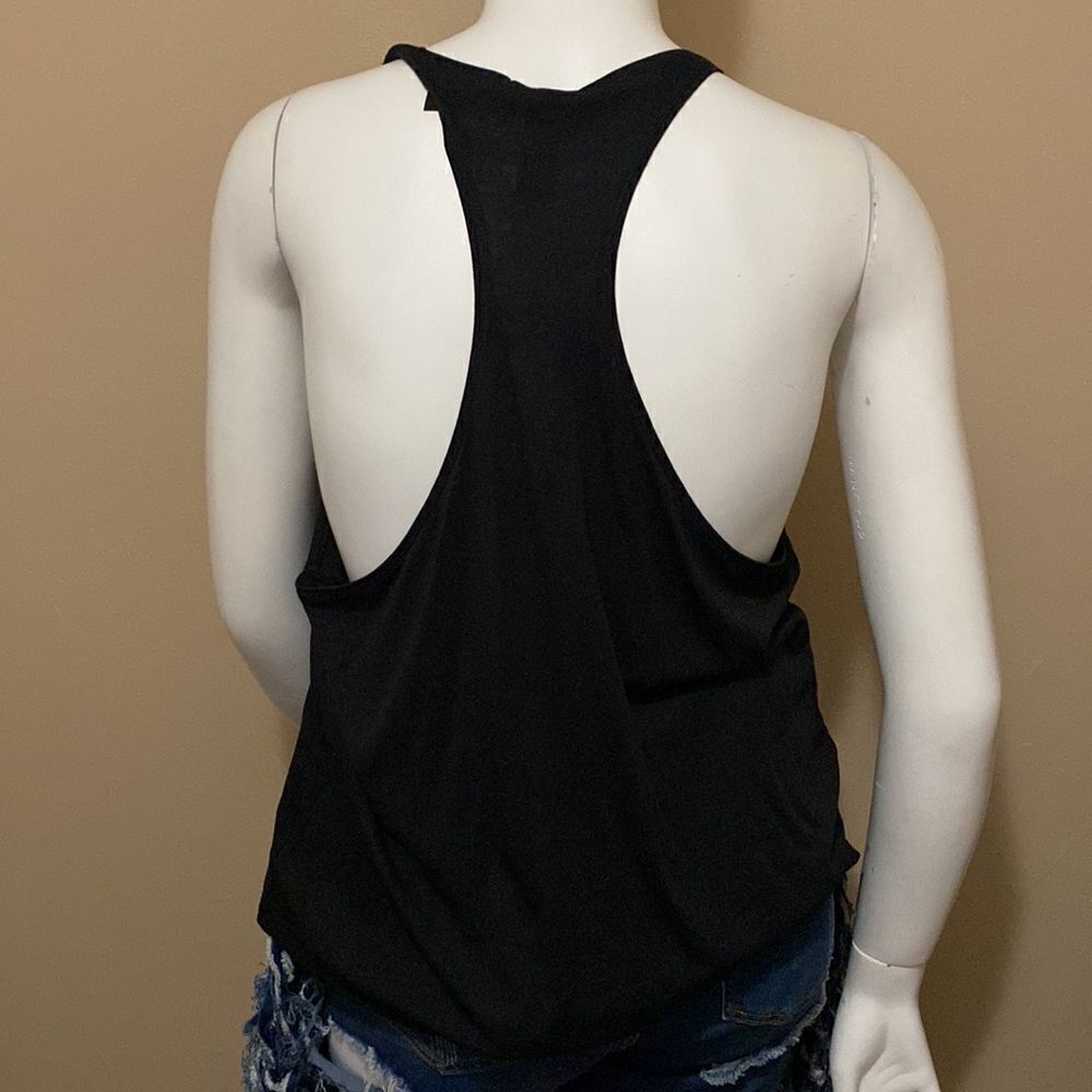 NWT Adidas Floral Ess Black Tank - Size 2XL - Picture 8 of 8